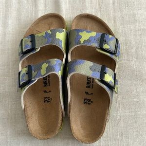 Brand new Camo Birkenstocks for kids